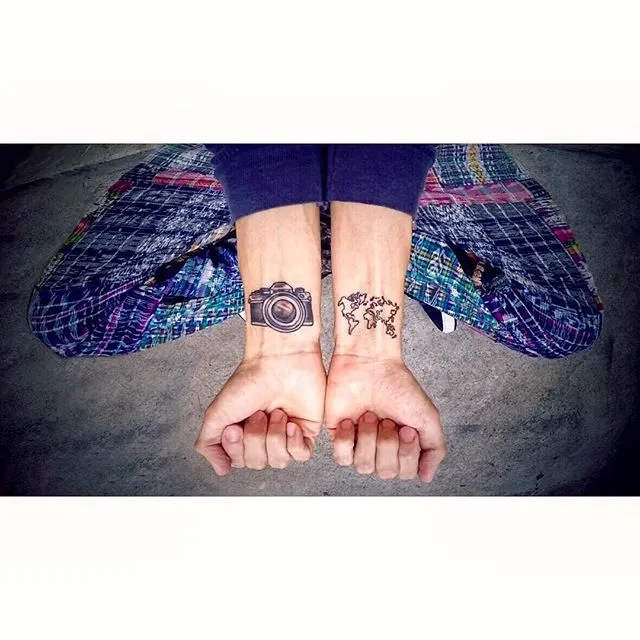 Los mejores tatuajes para amantes de los viajes