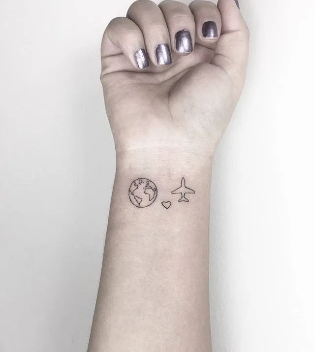Los mejores tatuajes para amantes de los viajes