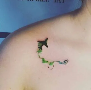 Los mejores tatuajes para amantes de los viajes