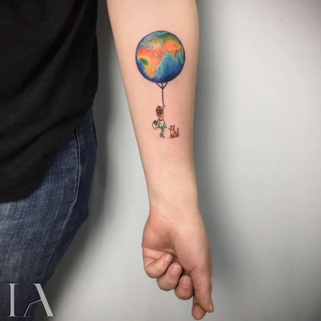 Los mejores tatuajes para amantes de los viajes