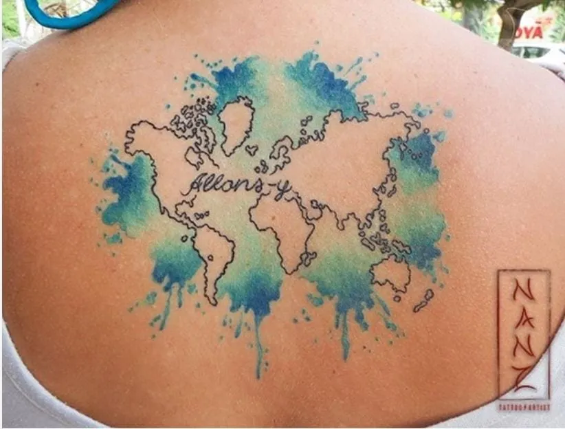 Los mejores tatuajes para amantes de los viajes