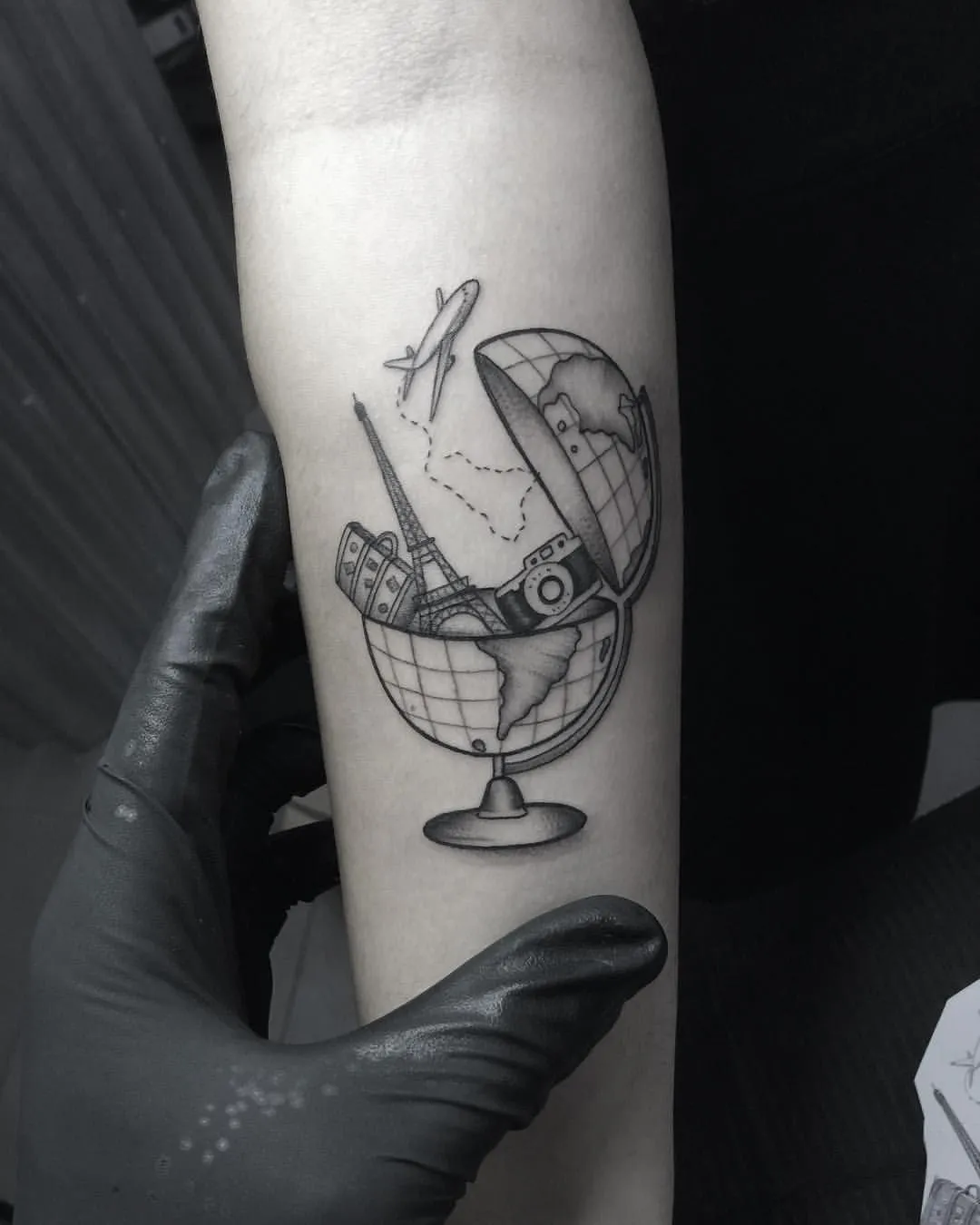 Los mejores tatuajes para amantes de los viajes