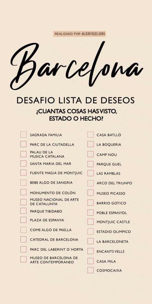 Que ver en Barcelona en 2 días