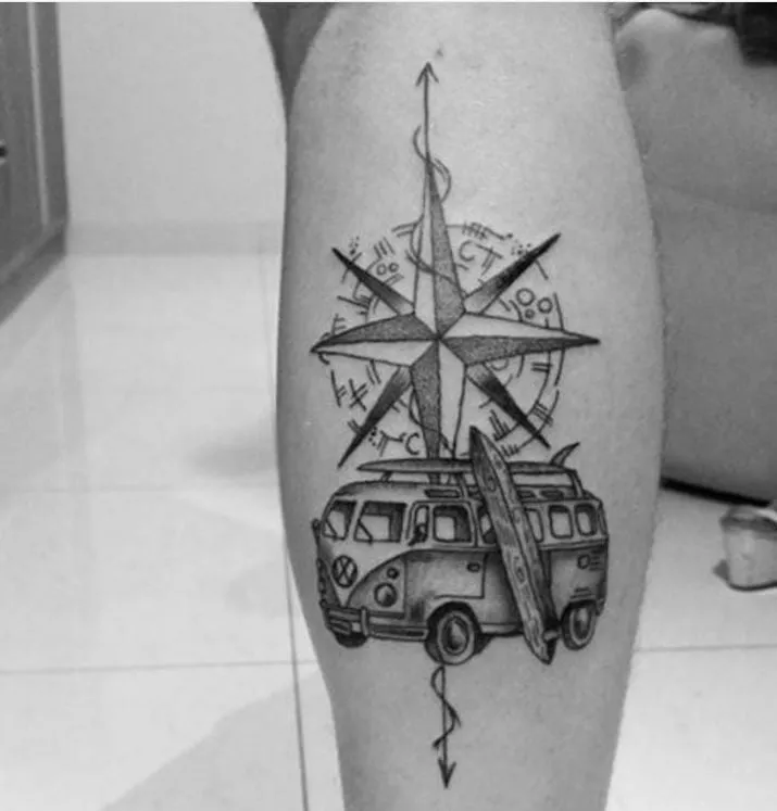 Los mejores tatuajes para amantes de los viajes