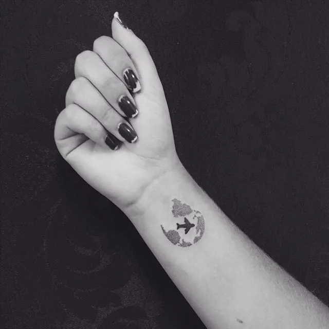 Los mejores tatuajes para amantes de los viajes