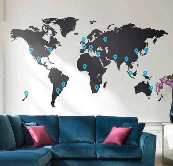 Decoración para hogares viajeros