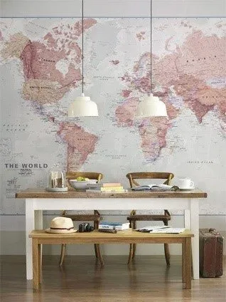 Decoración para hogares viajeros