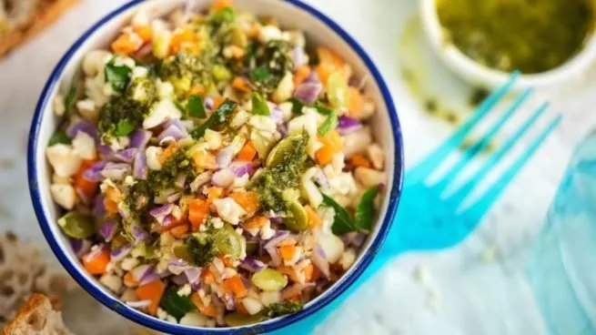deliciosa ensalada crujiente marrroquí