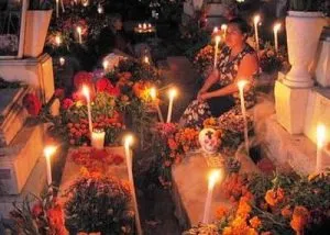 Ruta de viaje día de muertos